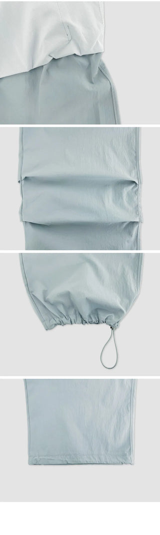 Rotis Elastic Nylon Layered Parachute Pants