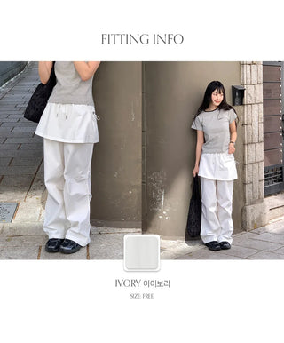 Rotis Elastic Nylon Layered Parachute Pants