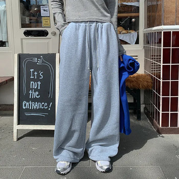 Ponov Fleece Lined Wide String Two Way Training Pants