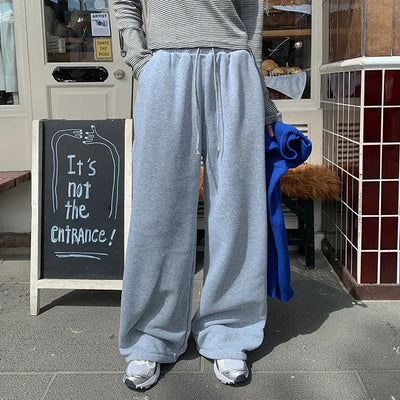 Ponov Fleece Lined Wide String Two Way Training Pants
