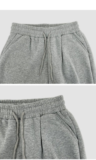 Ponov Fleece Lined Wide String Two Way Training Pants