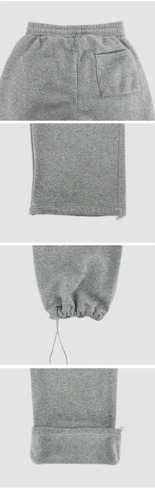 Ponov Fleece Lined Wide String Two Way Training Pants