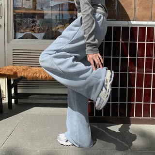 Ponov Fleece Lined Wide String Two Way Training Pants
