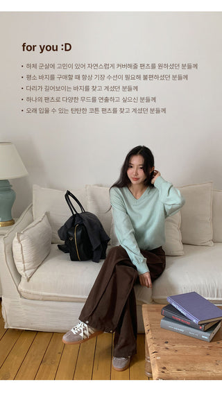 Kierin Tabi Cut Snap Button Cotton Wide Pants