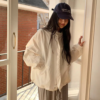 Rosive Loose Fit String Windbreaker Jumper