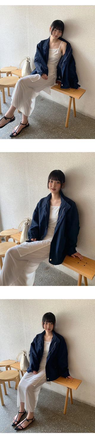 Rosive Loose Fit String Windbreaker Jumper