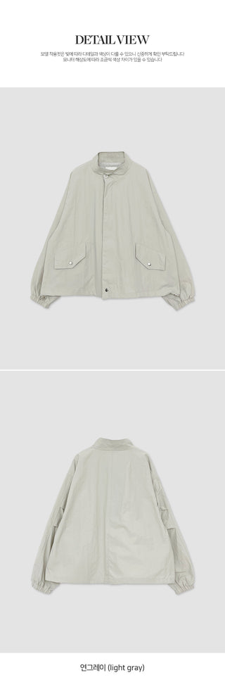 Rosive Loose Fit String Windbreaker Jumper
