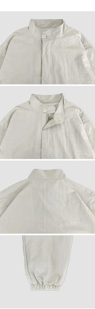 Rosive Loose Fit String Windbreaker Jumper
