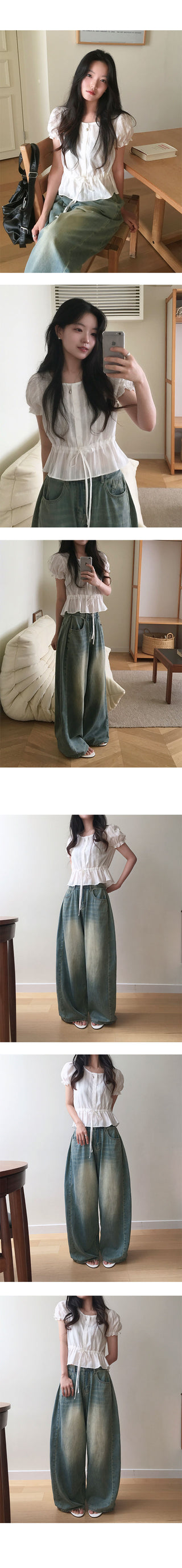 Baby Shirred Blouse