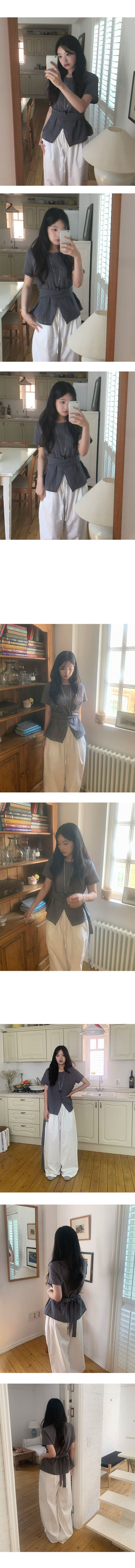 Attention Wrap Blouse