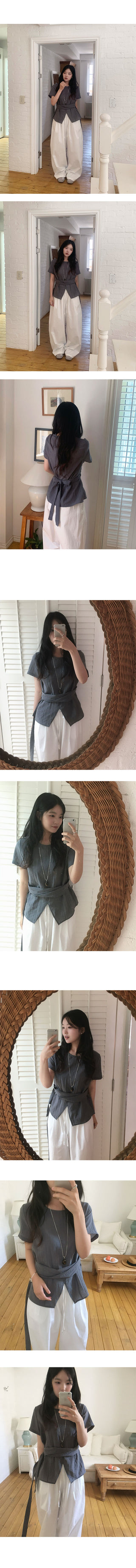 Attention Wrap Blouse