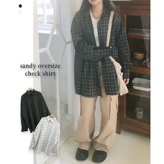 Sandy Oversized Check Shirt
