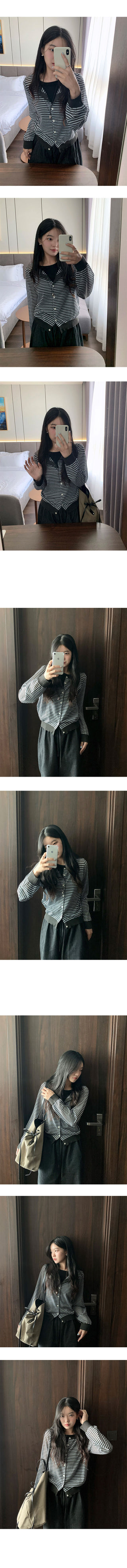 Hina Stripe Cardigan