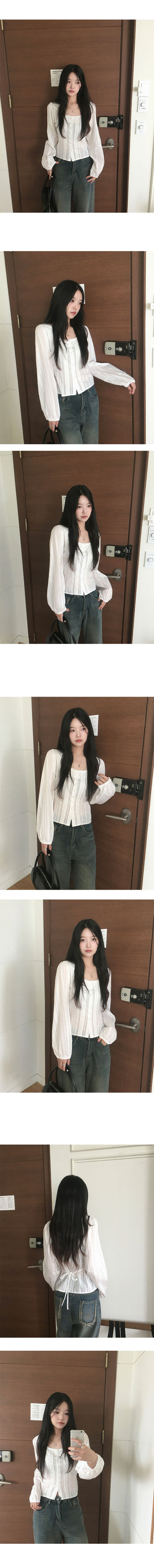 Rie Lace Cotton Blouse