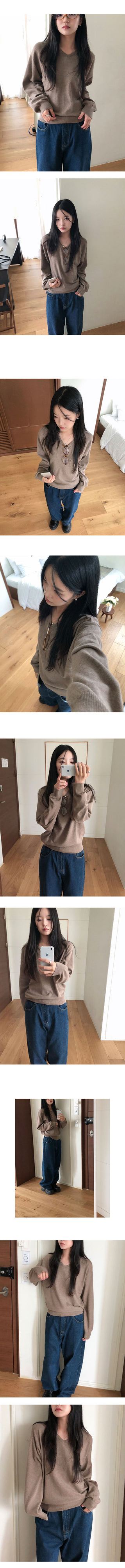 Pentagon Delicate Fit V-Neck Knit