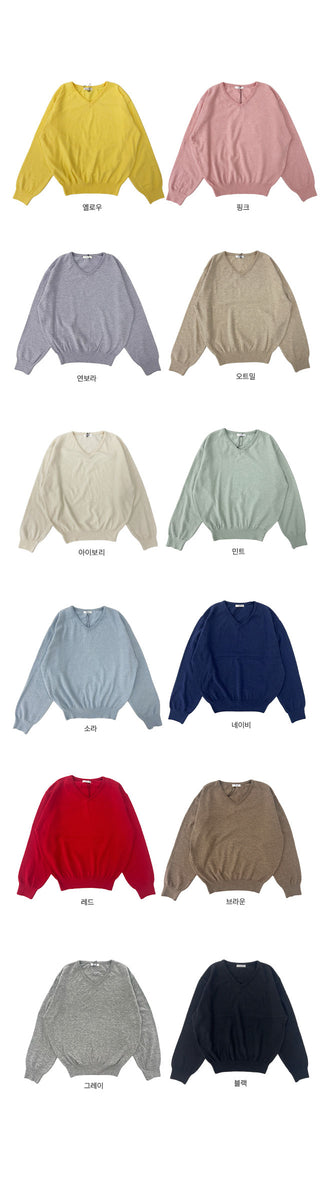 Pentagon Delicate Fit V-Neck Knit