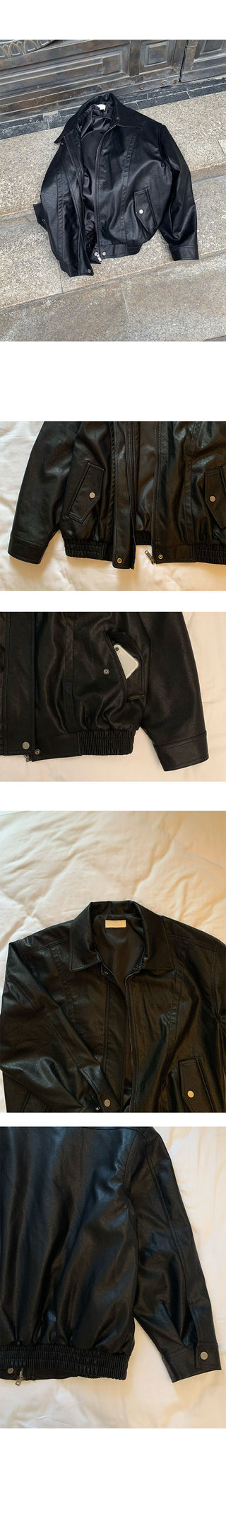 Central Classic Leather Jacket