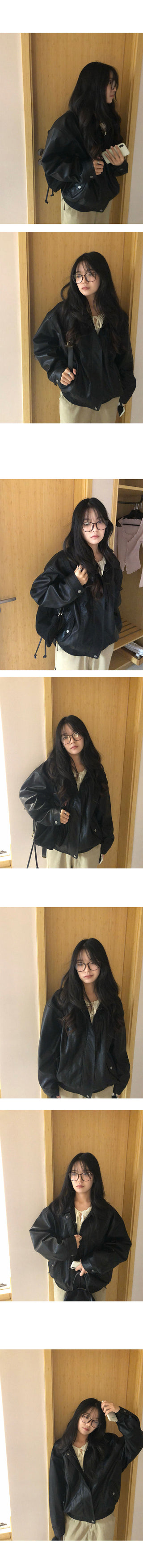 Central Classic Leather Jacket