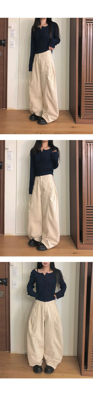 Way Pintuck Balloon Pants