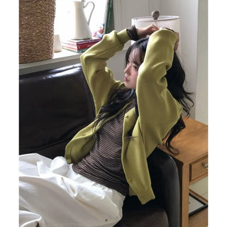 Andy Basic Round Cardigan