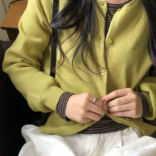 Andy Basic Round Cardigan