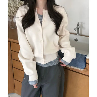Andy Basic Round Cardigan