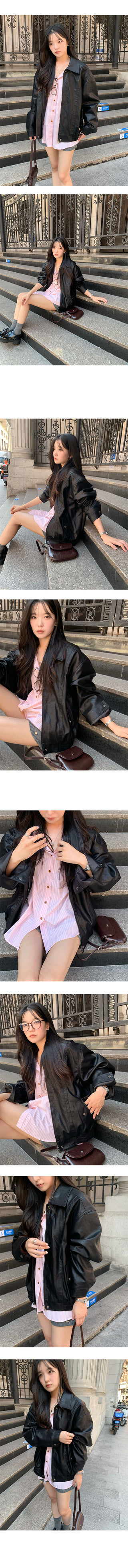Salt Stripe Wood Button Shirt