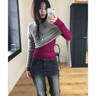 Heat Tencel See-through Round T-shirt