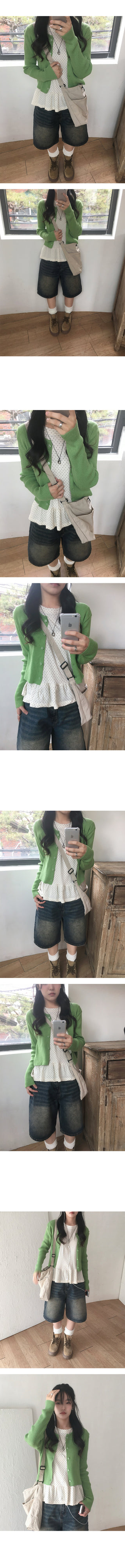Vanilla Dot Frill Short Sleeve T-shirt