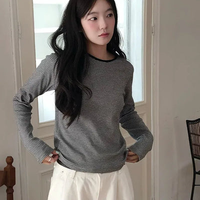 Cane Striped Long Sleeve T-shirt