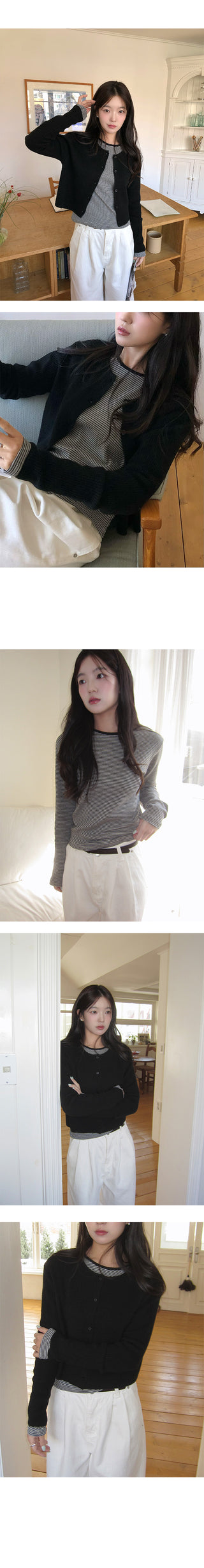 Cane Striped Long Sleeve T-shirt