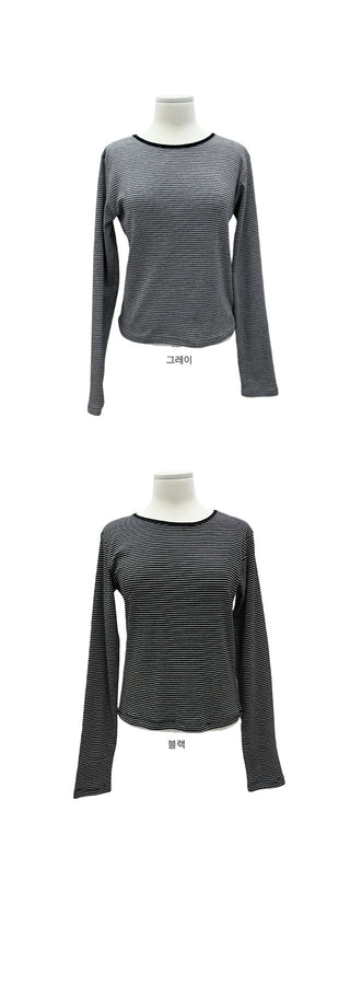 Cane Striped Long Sleeve T-shirt