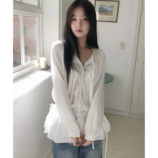 Sui Strap Crisp Blouse
