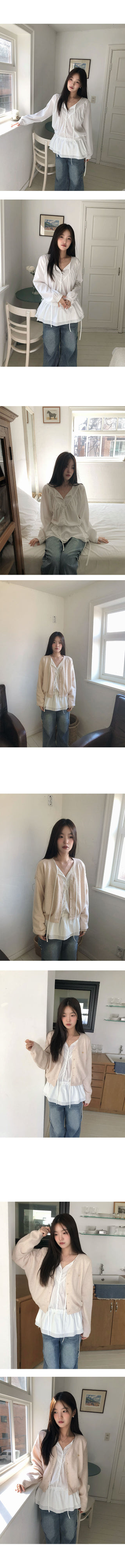 Sui Strap Crisp Blouse