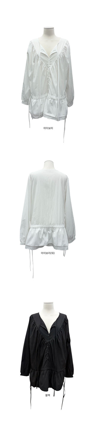 Sui Strap Crisp Blouse