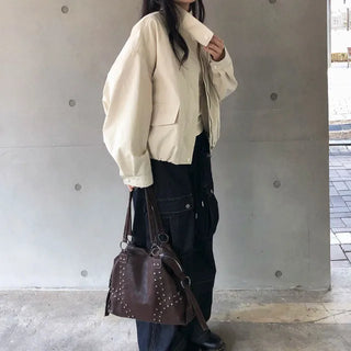 Ren Cotton Blouson Jumper Jacket