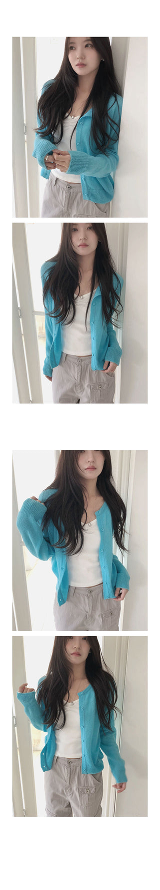 Soff Round Raglan Cardigan