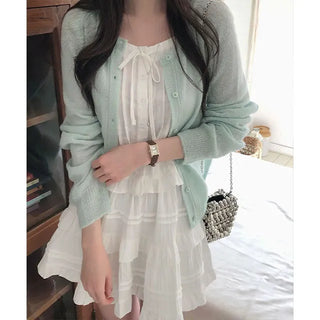 Soff Round Raglan Cardigan