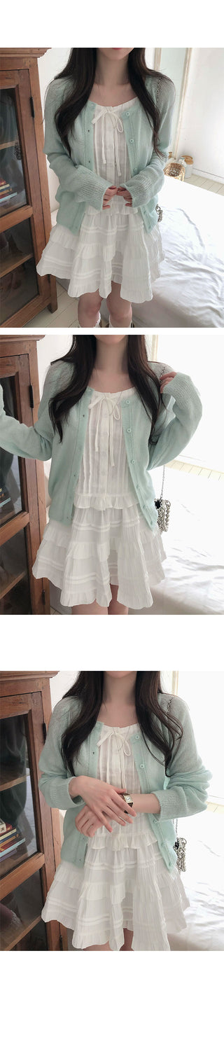 Soff Round Raglan Cardigan
