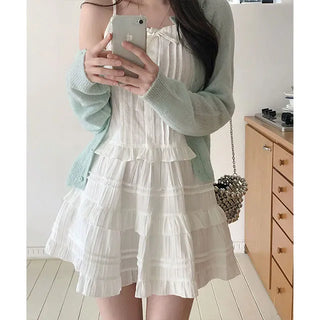 Moring Frill Tiered Mini Skirt