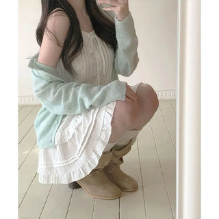 Moring Frill Tiered Mini Skirt