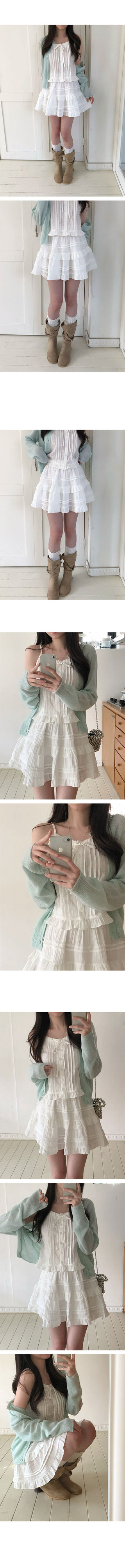 Moring Frill Tiered Mini Skirt