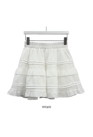 Moring Frill Tiered Mini Skirt