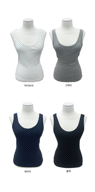 Pinter Dot Layered Sleeveless