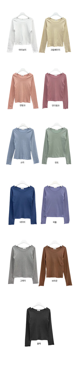 Plan Round Daily Layered Long Sleeve T-shirt