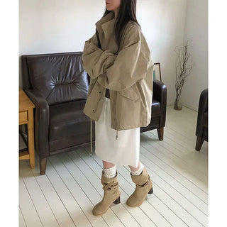 Poet Cotton Oversized Field Jumper