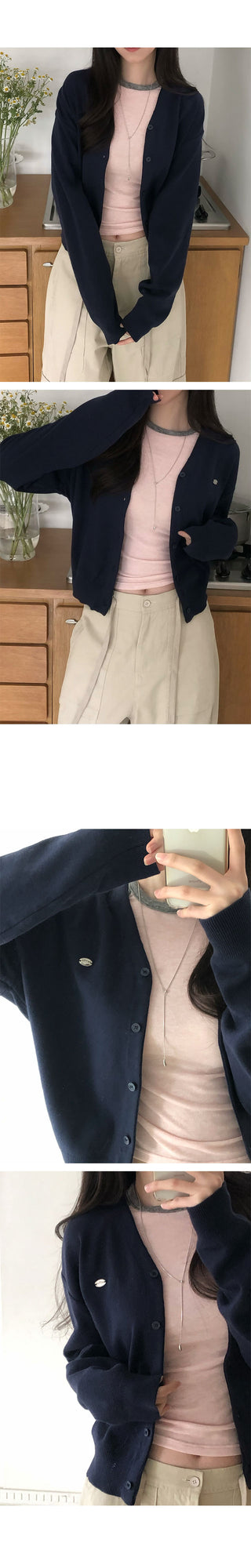 Bonne Pendant Cotton Cardigan