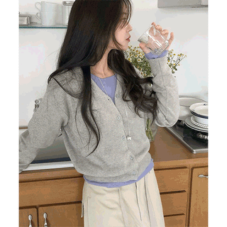 Bonne Pendant Cotton Cardigan