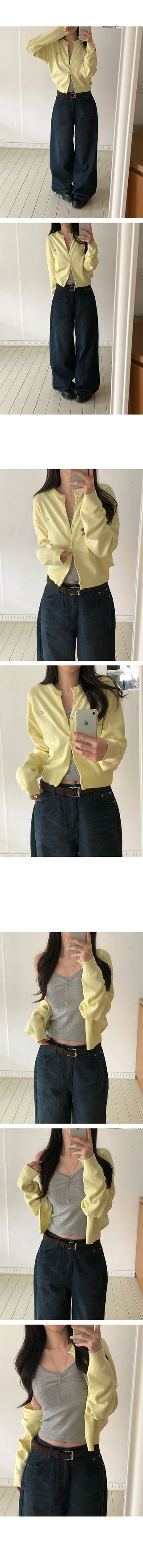 Bonne Pendant Cotton Cardigan