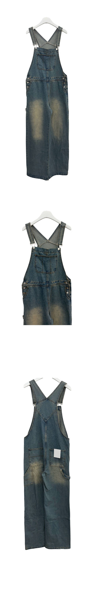 Ije Washed Overall Denim Pants